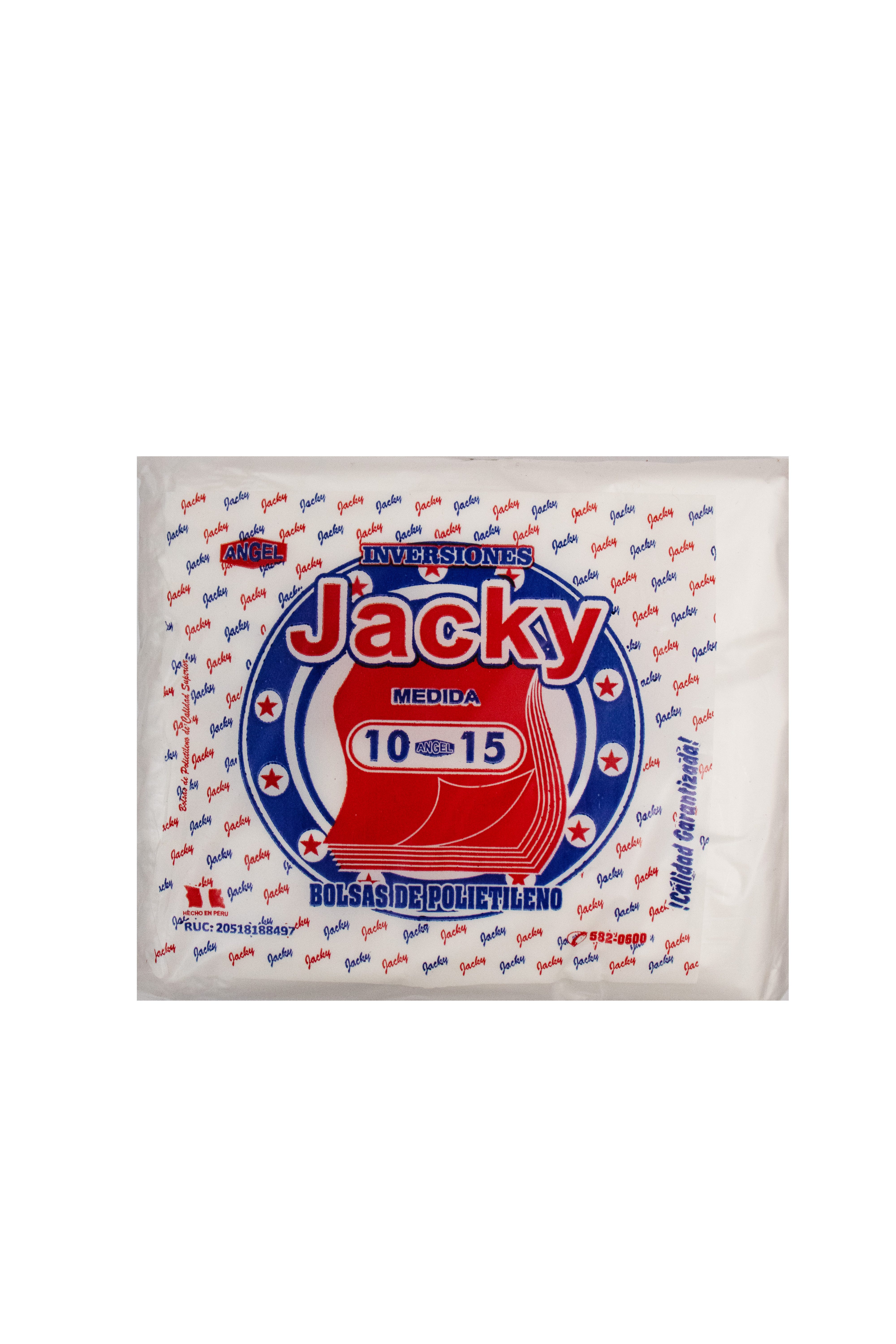 Bolsas de Polietileno 10x15 cm JACKY