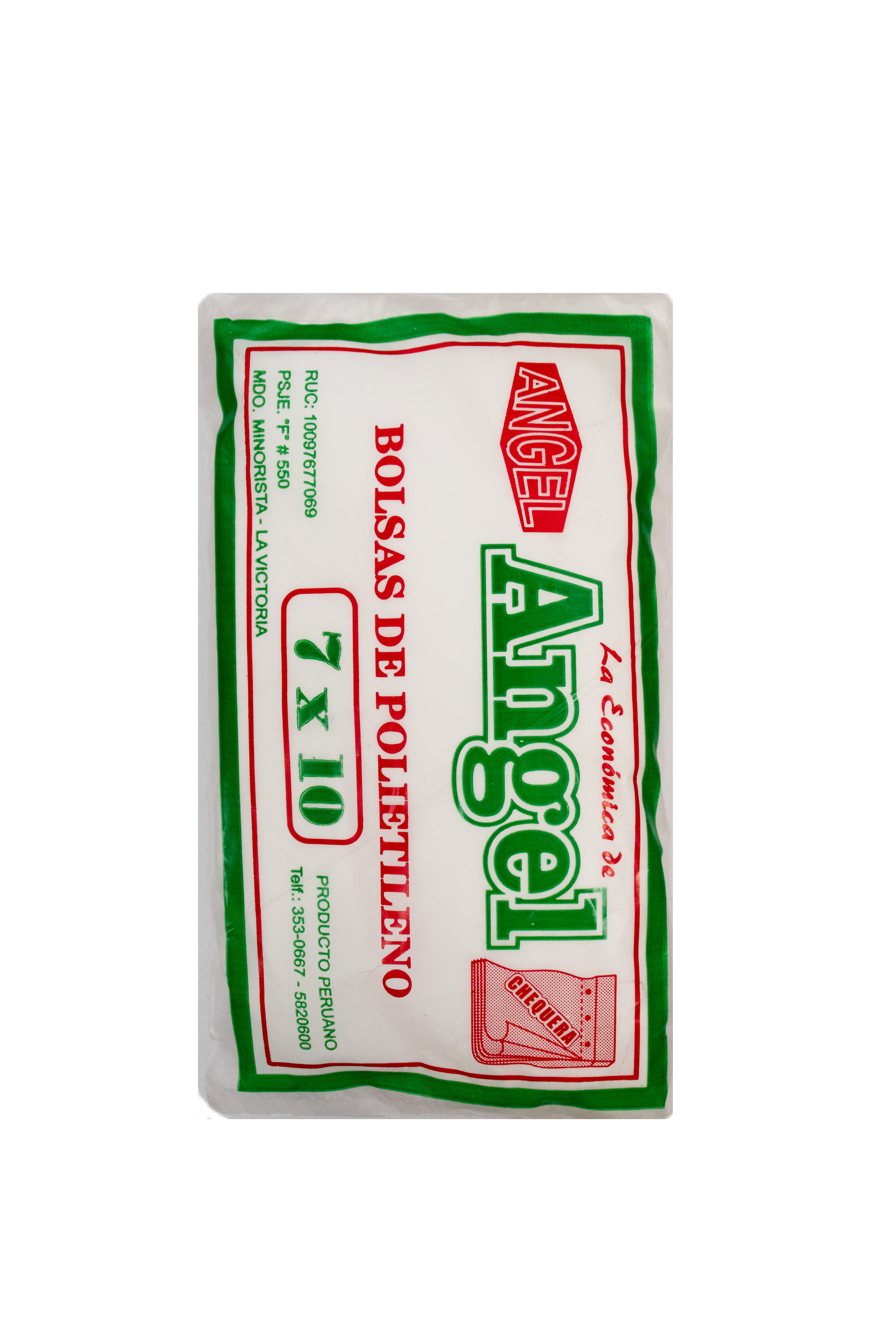 Bolsas de polietileno 7 x 10